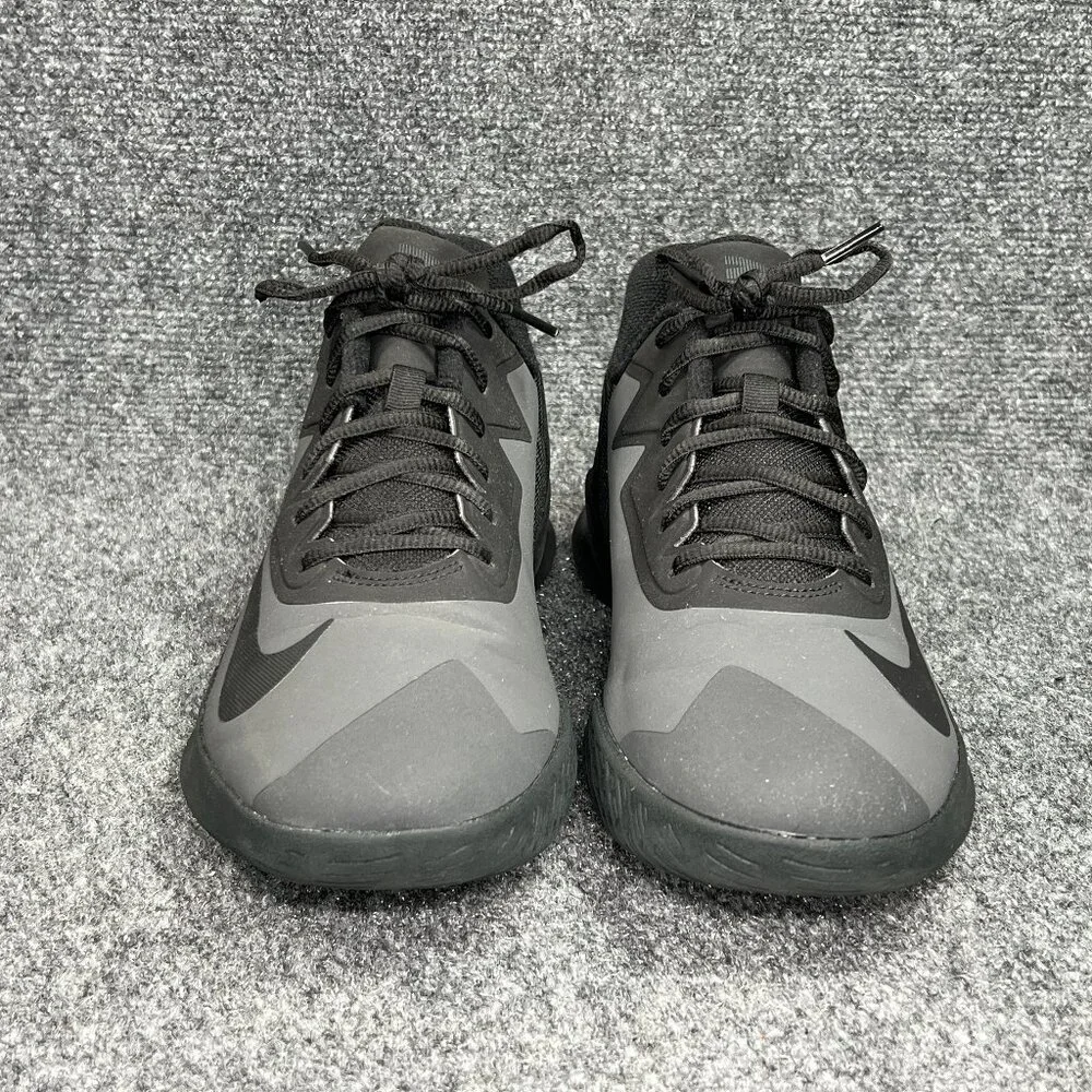 Nike Precision IV NBK Basketball‎ Shoes Men's Size 8 Dark Smoke Black Athletic